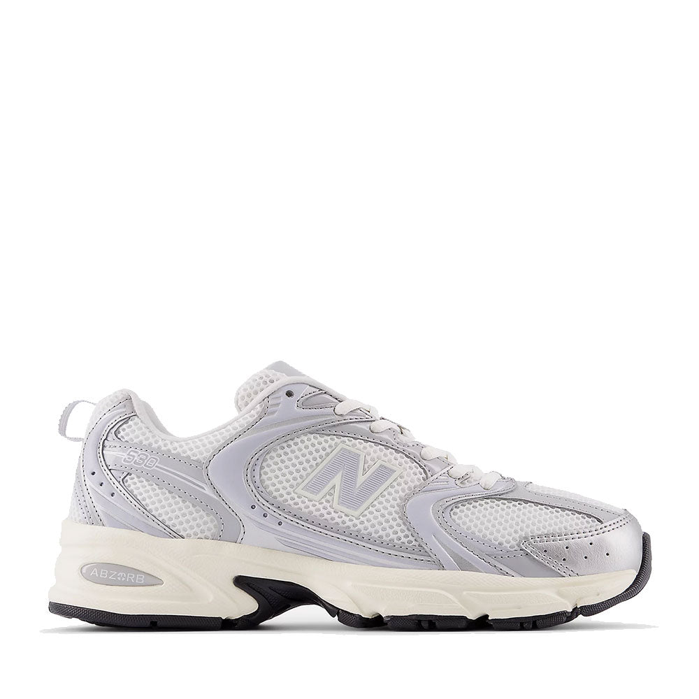 Sneakers Running NEW BALANCE 530 in Tessuto Sintetico e Mesh colore Silver Metallic e Reflection