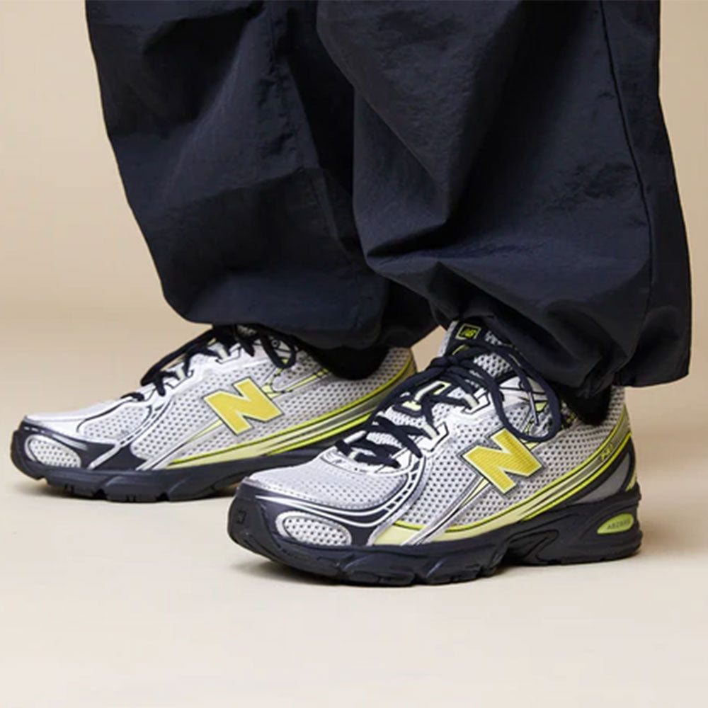 Sneakers Running NEW BALANCE 740 in Tessuto Sintetico e Mesh colore White Black Yellow