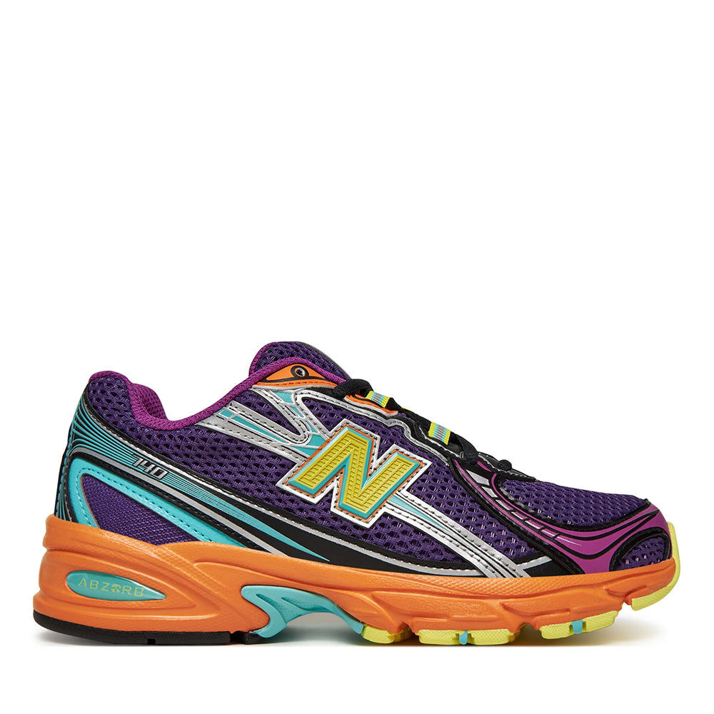 Sneakers Running NEW BALANCE 740 in Tessuto Sintetico e Mesh colore Purple Yellow Orange