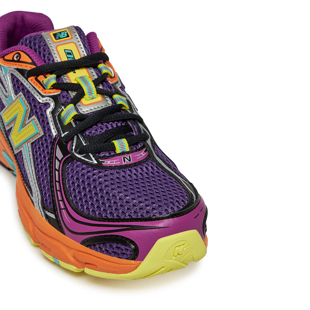 Sneakers Running NEW BALANCE 740 in Tessuto Sintetico e Mesh colore Purple Yellow Orange