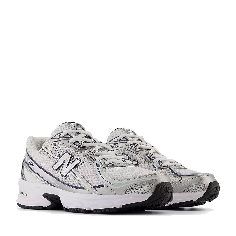Sneakers Running NEW BALANCE 740 in Tessuto Sintetico e Mesh colore White Shadow Grey e Navy