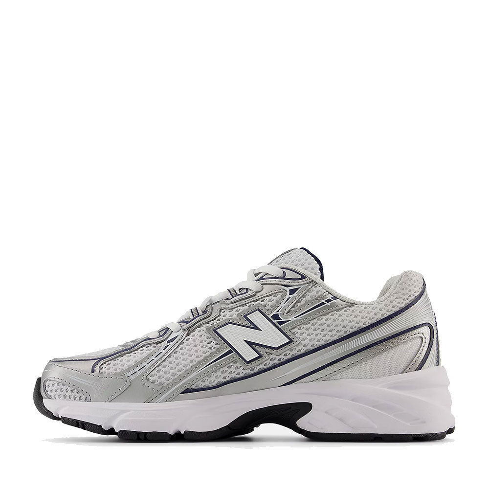 Sneakers Running NEW BALANCE 740 in Tessuto Sintetico e Mesh colore White Shadow Grey e Navy