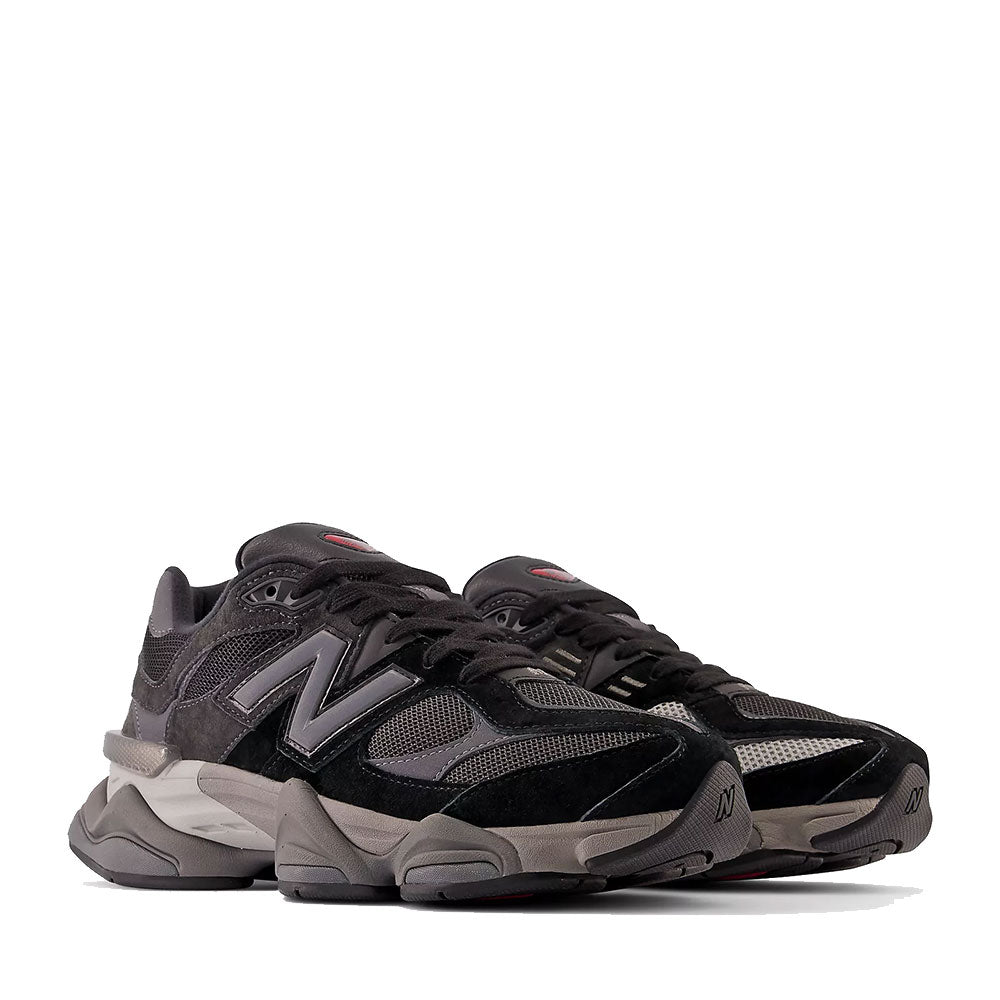 Sneakers Running NEW BALANCE 9060 in Suede e Tessuto Black Castelrock e Rain Cloud