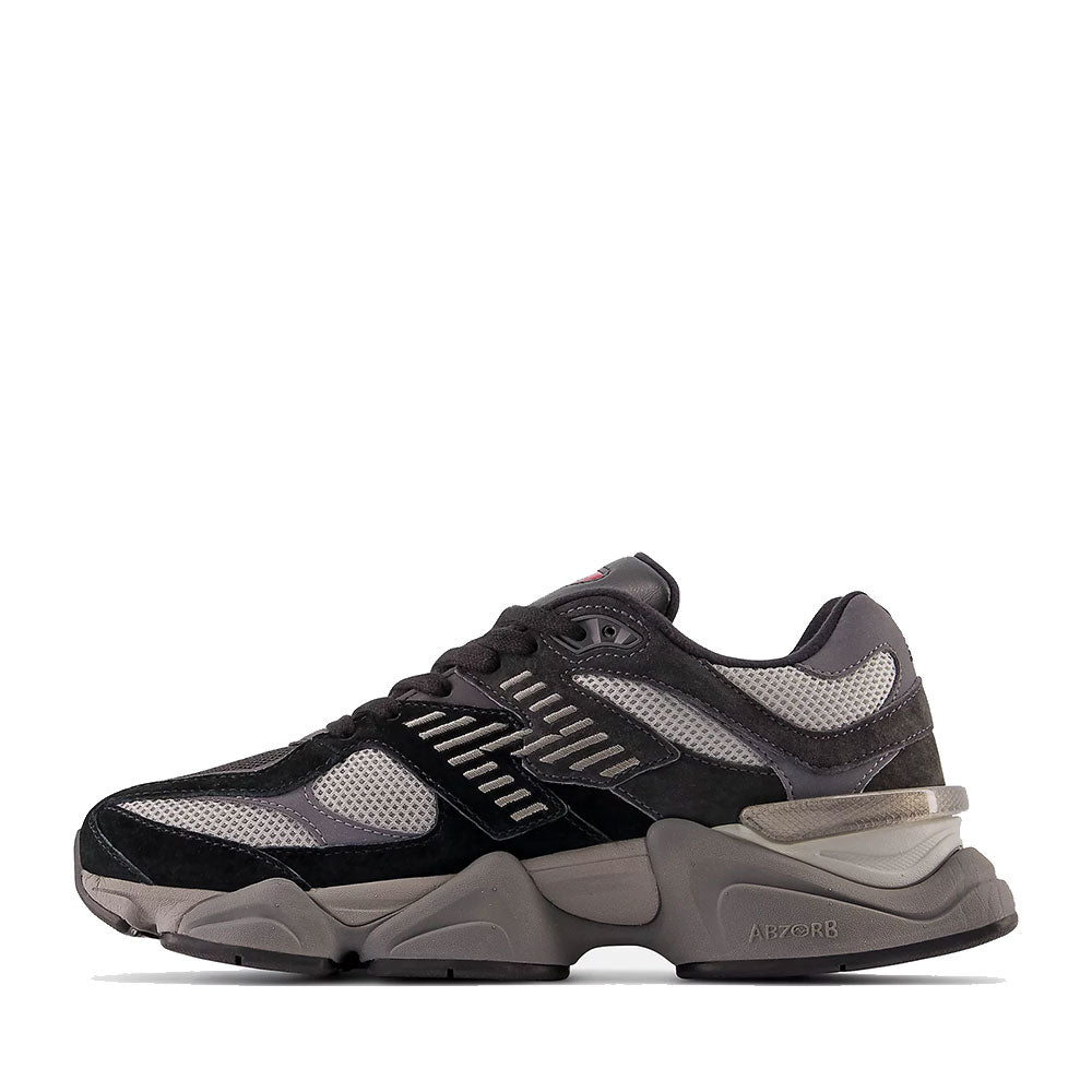 Sneakers Running NEW BALANCE 9060 in Suede e Tessuto Black Castelrock e Rain Cloud