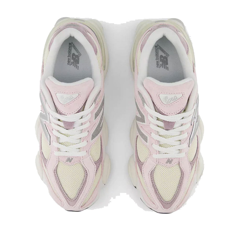 Sneakers Running NEW BALANCE 9060 in Suede e Tessuto Rose Sugar