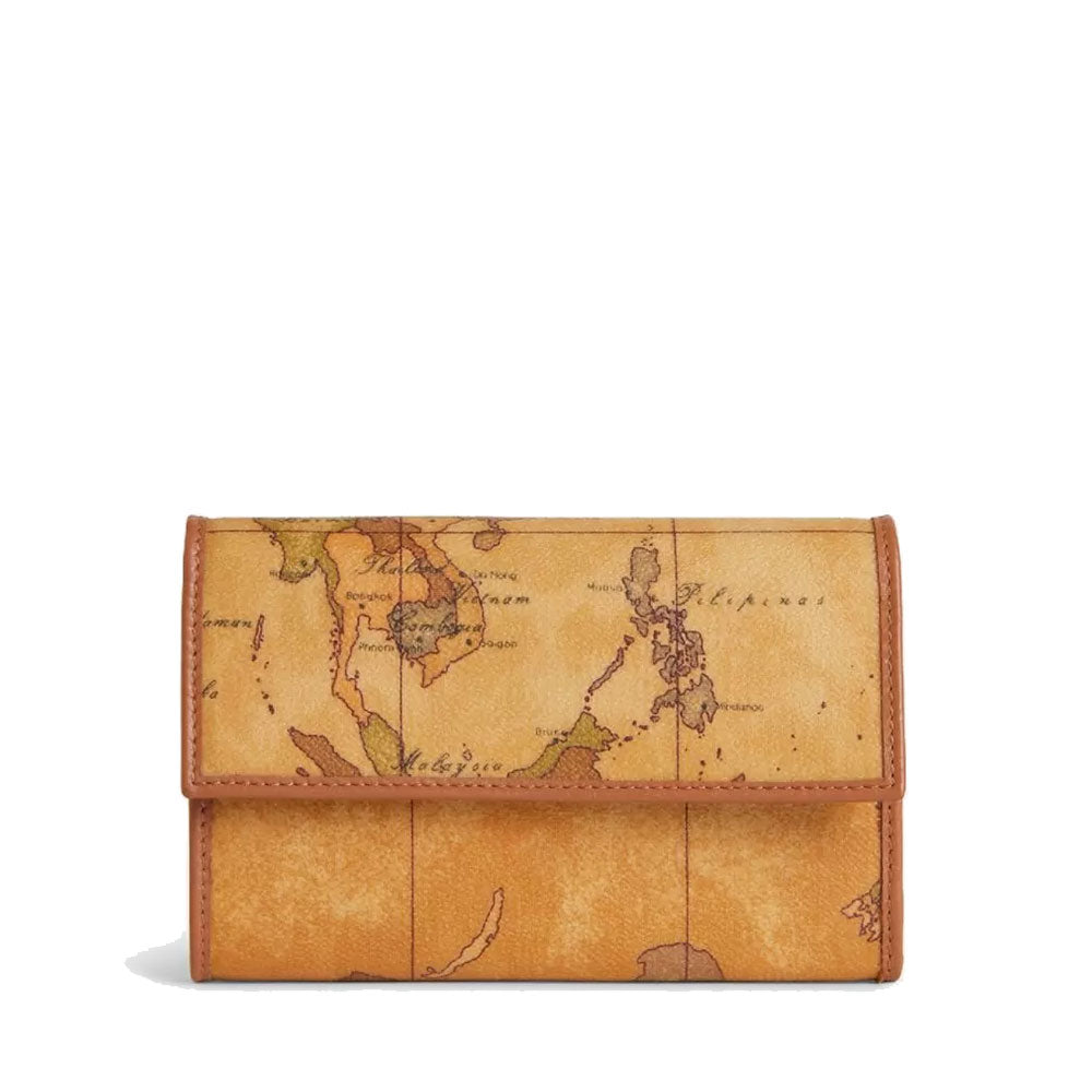Mittlere Damenbrieftasche mit Knopfverschluss 1A Classe Alviero Martini Geo Classic W022