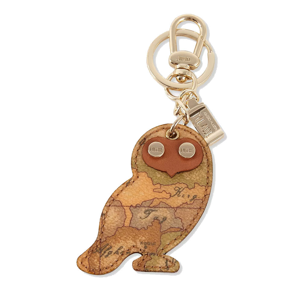Portachiavi Donna con Pendente a Forma di Gufo 1A Classe Alviero