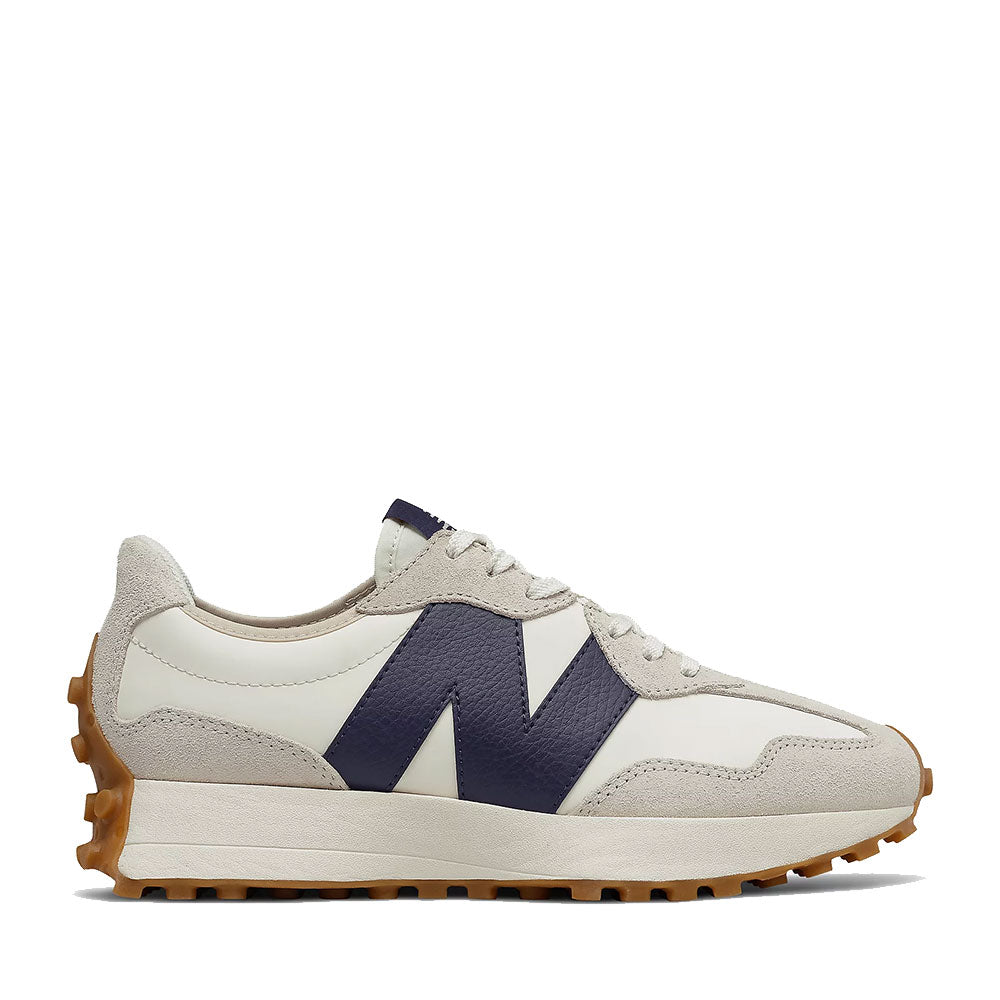Scarpe Donna NEW BALANCE Sneakers 327 in Suede e Nylon colore Moonbeam e Navy