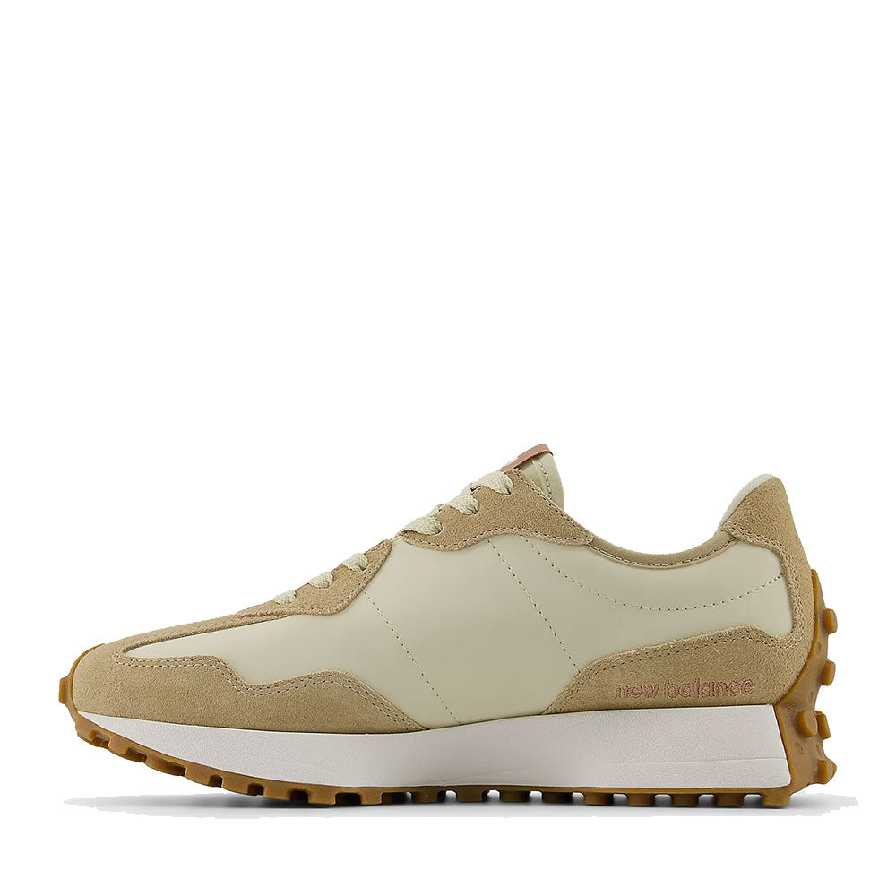 Scarpe Donna NEW BALANCE Sneakers 327 in Suede Pelle e Tessuto colore Incense Bone e Landslide