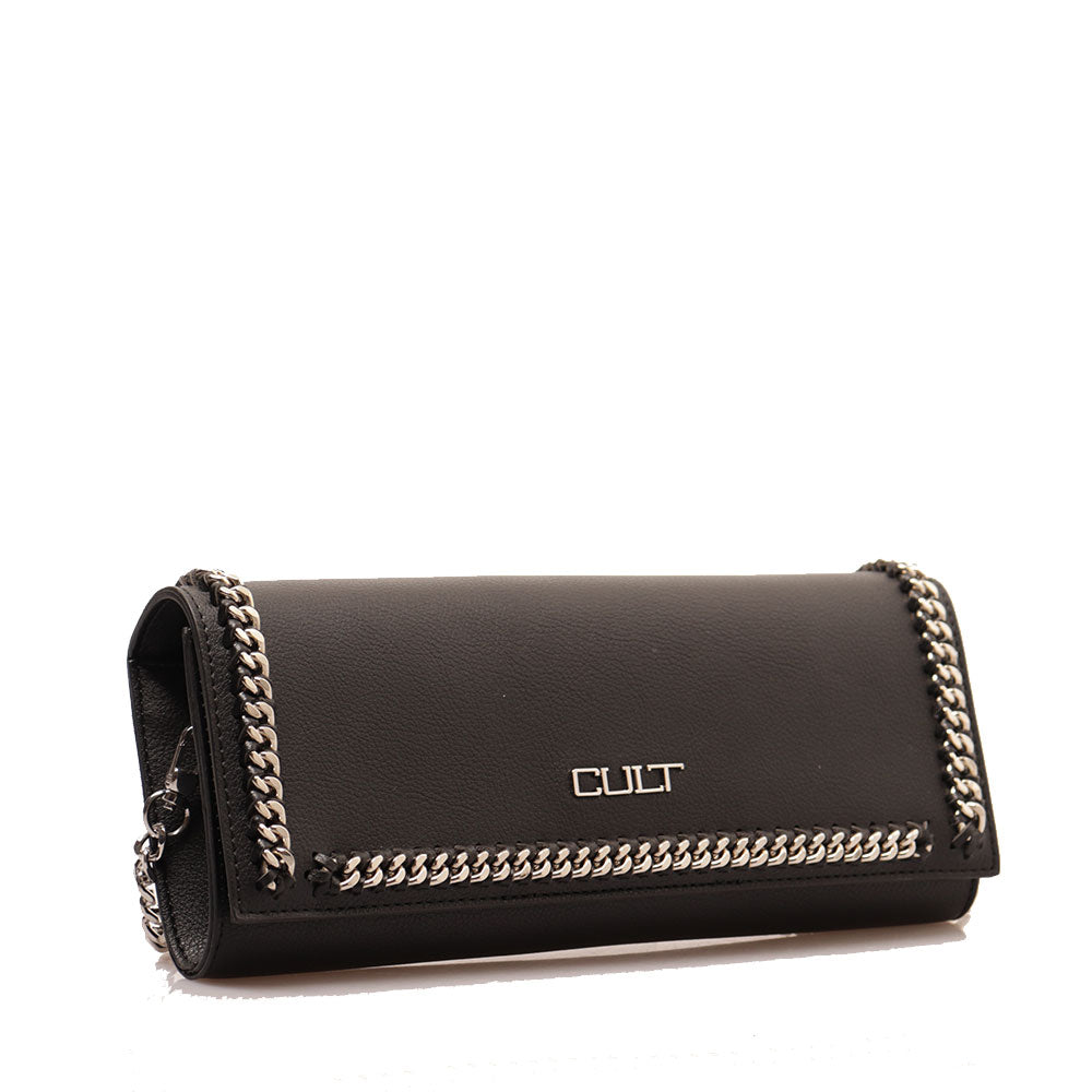 CULT Damen Clutch mit Kette der Kim Black Line