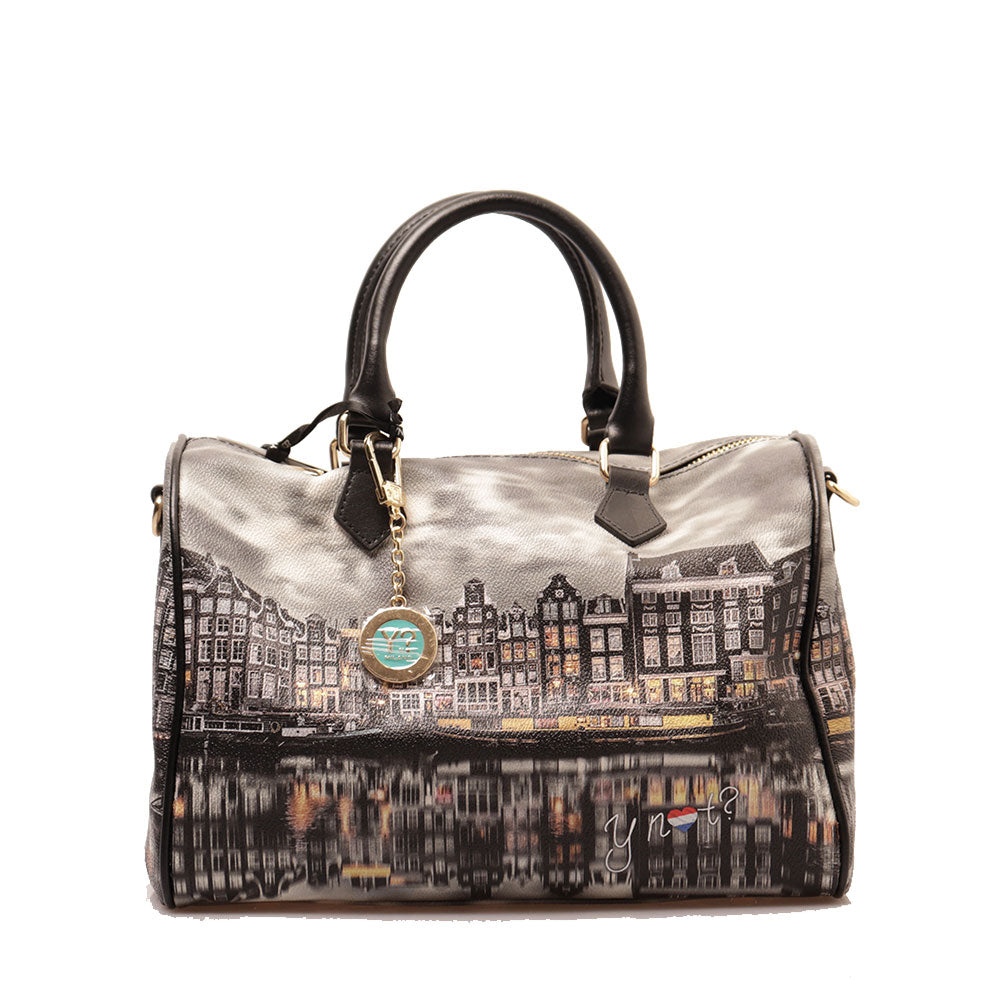 Borsa Donna Y NOT Bauletto Medio con Tracolla YES-318 Mirror