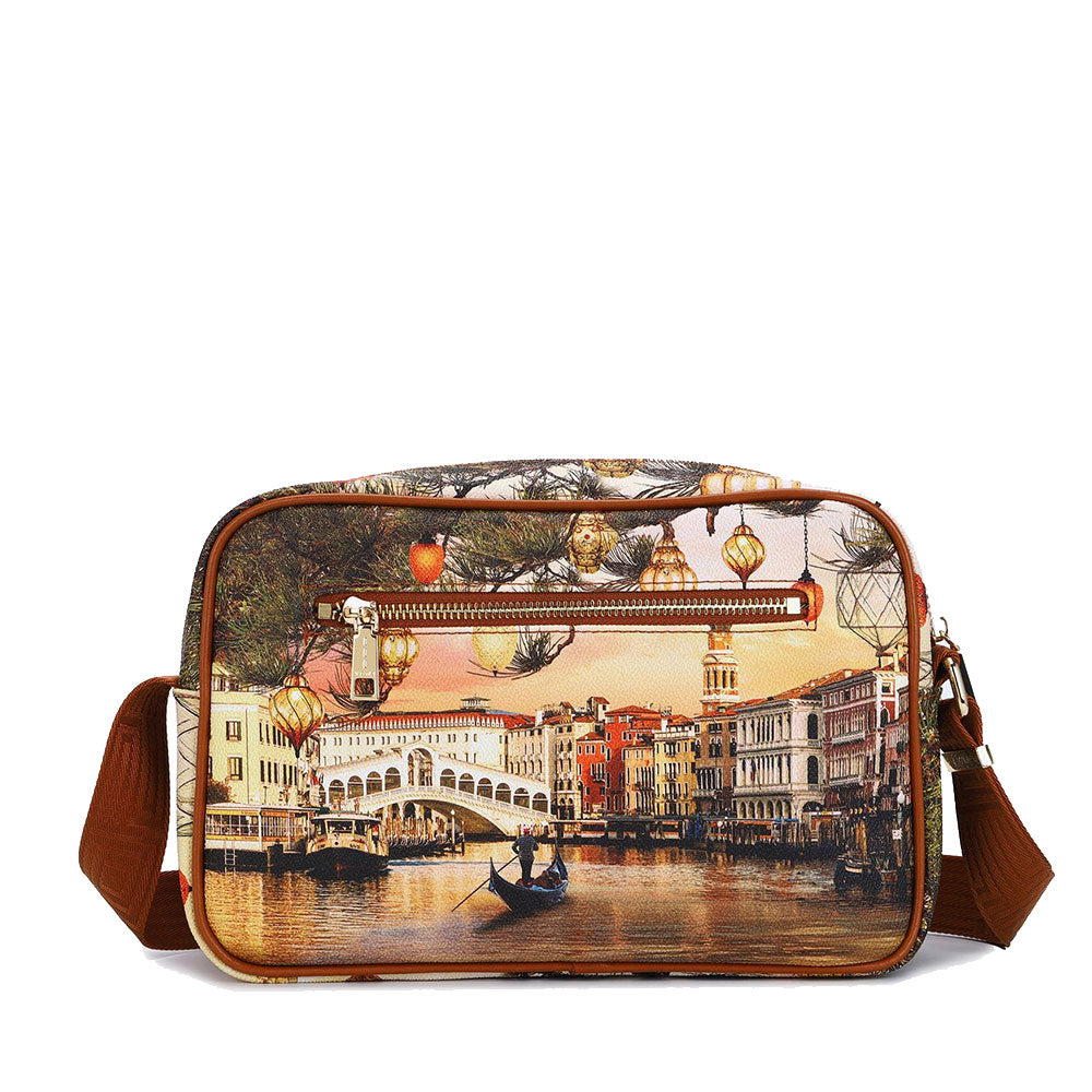 Damen Umhängetasche Y NOT YES-440 Weihnachten Venedig Print