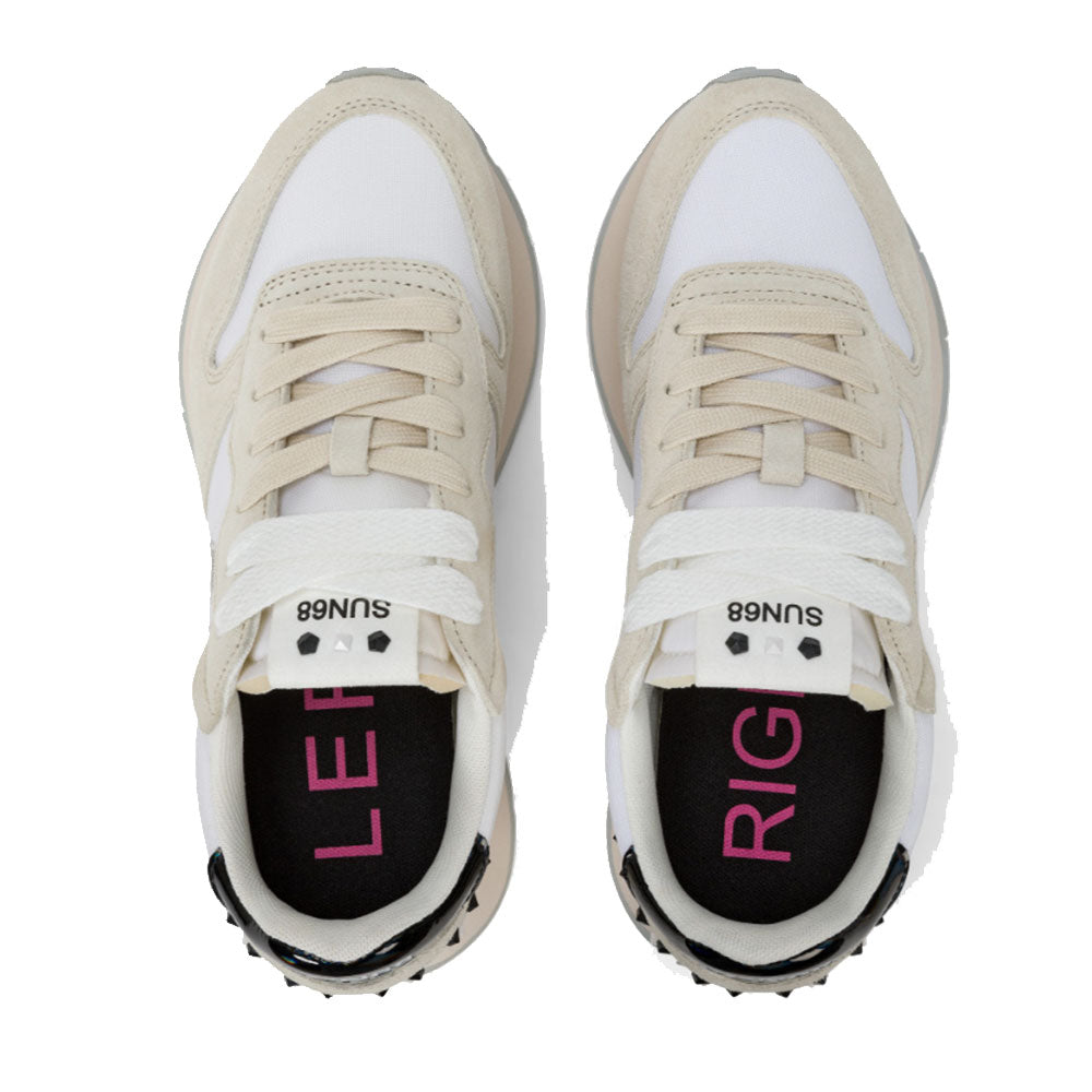 Scarpe Donna Sun68 Sneakers Ally Studs Colore Bianco - Z35206