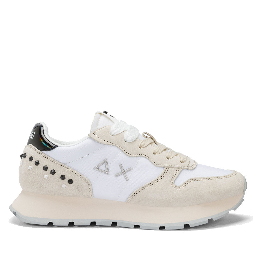 Scarpe Donna Sun68 Sneakers Ally Studs Colore Bianco - Z35206