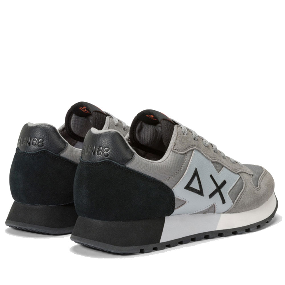 Scarpe Uomo Sun68 Sneakers Jaki Solid Grigio Medio - Z44113