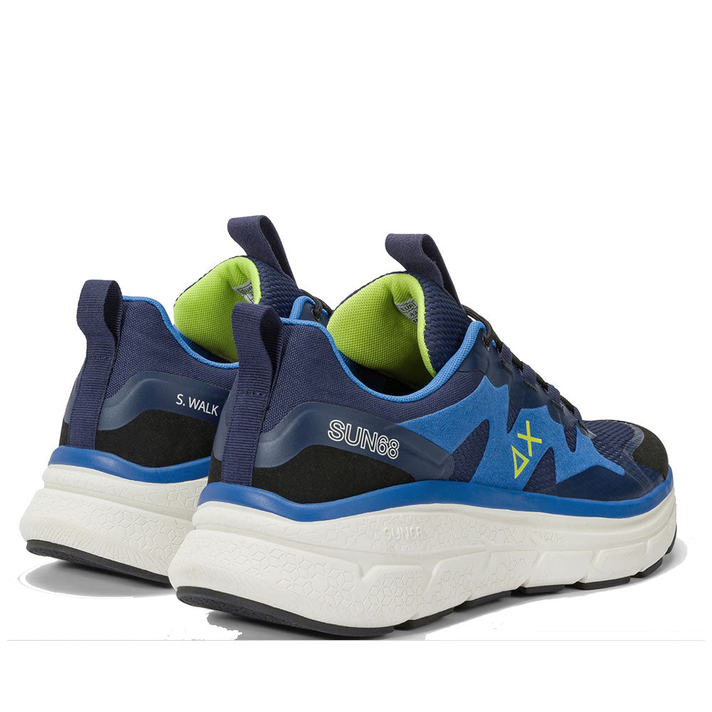 Scarpe Uomo Sun68 Sneakers Jupiter Sporty Colore Navy Blue - Z44141