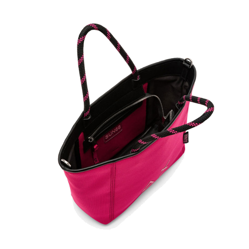 SUN68 Jacqueline Neo Linie
Shopping Bag in Scuba Cyclamen Farbe