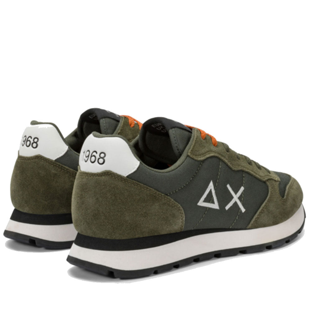 Scarpe Uomo Sun68 Sneakers Tom Solid Militare Scuro - Z45101