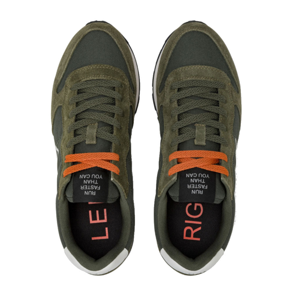 Scarpe Uomo Sun68 Sneakers Tom Solid Militare Scuro - Z45101
