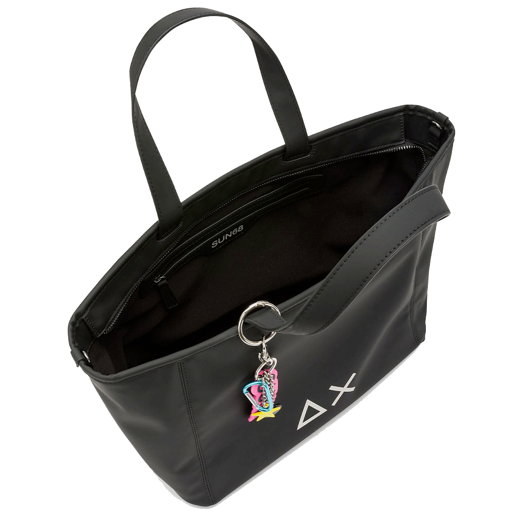 Shopping Bag SUN68 linea Jacqueline Bag Medium colore Nero - Z45260