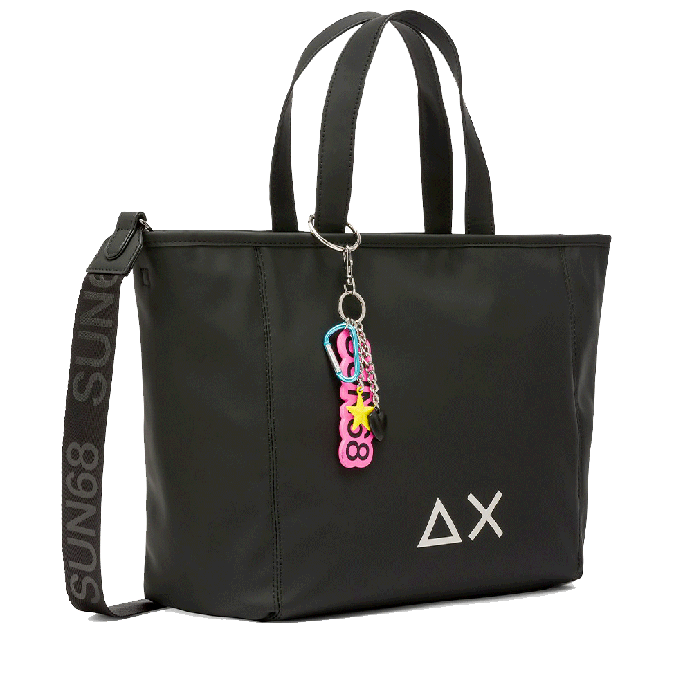 Shopping Bag SUN68 linea Jacqueline Bag Medium colore Nero - Z45260