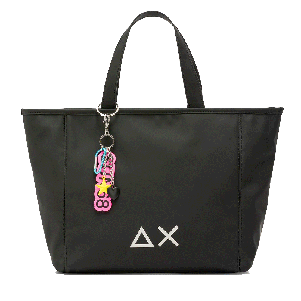 Shopping Bag SUN68 linea Jacqueline Bag Medium colore Nero - Z45260