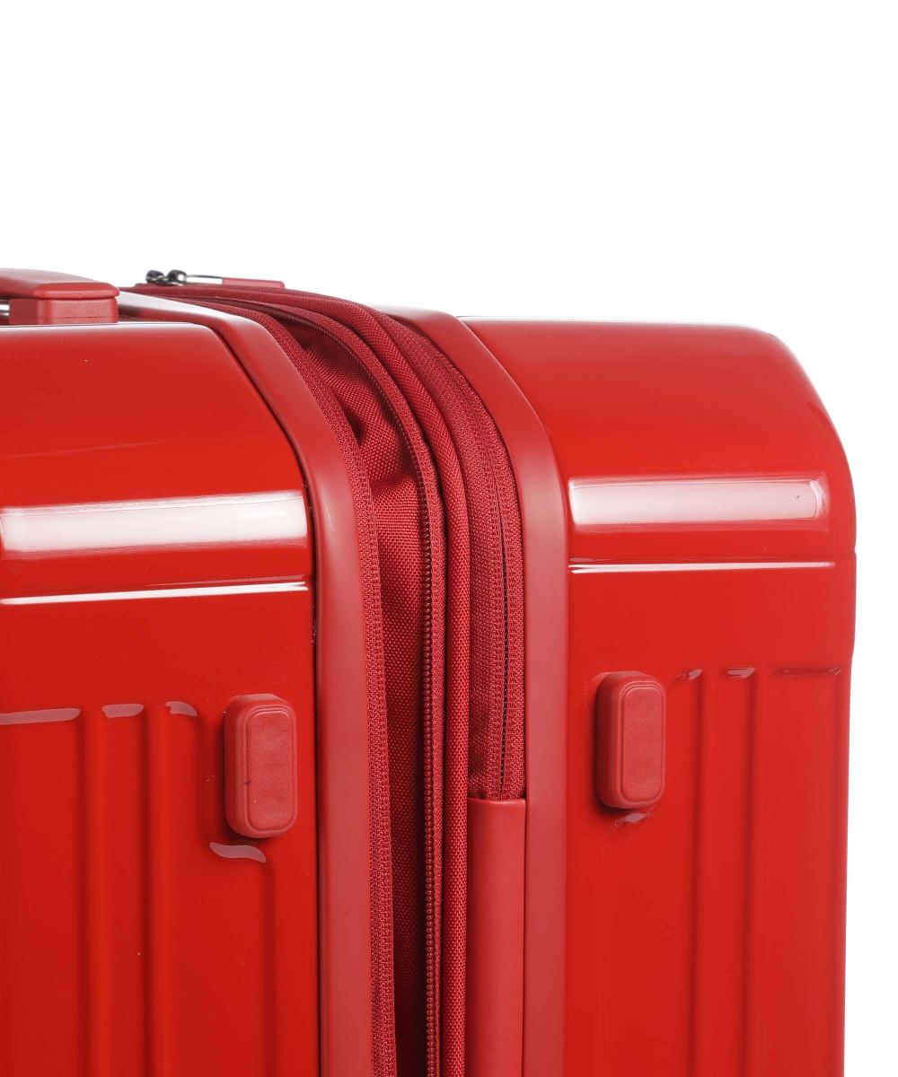 Trolley medio 69cm PIQUADRO Espandibile Rigido 4 Ruote Rosso BV6393PQL