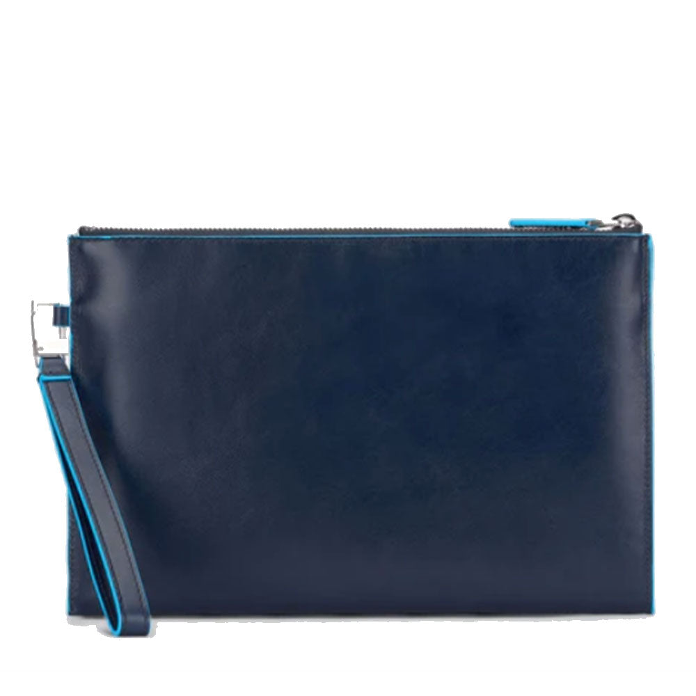 Pochette Uomo PIQUADRO porta iPad® Mini in Pelle Blu Linea Blue Square - AC5099B2