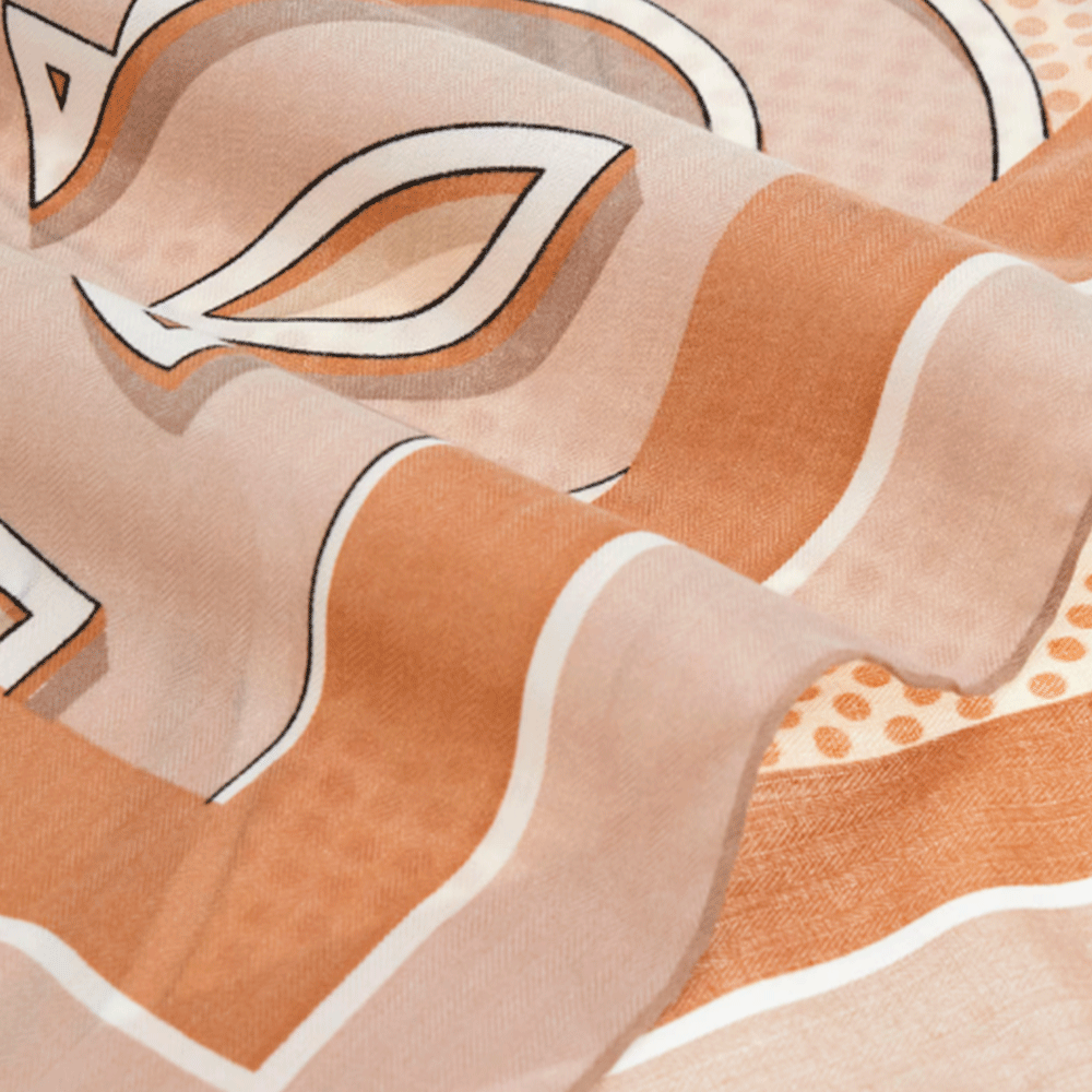 Foulard Donna 120 x 120 cm GUESS Colore Beige