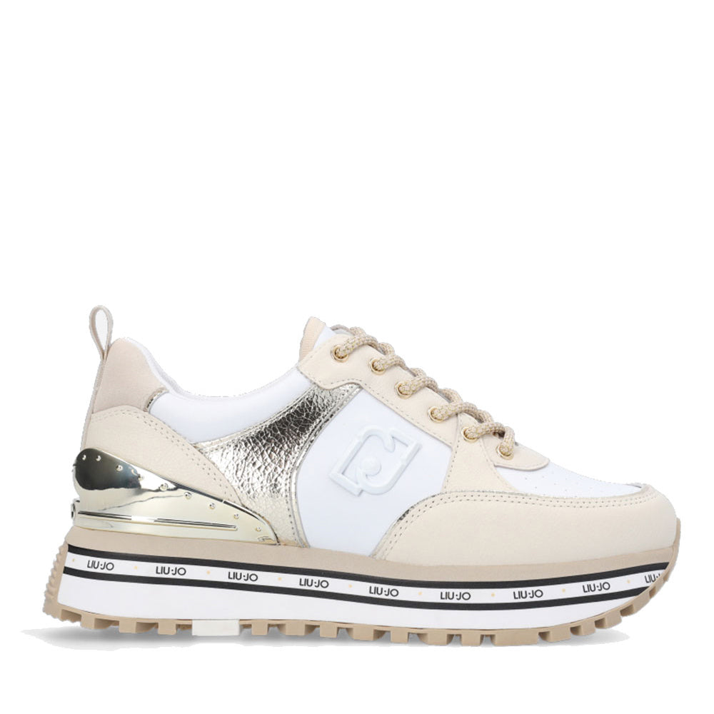 Scarpe Donna LIU JO Sneakers Platform Maxi Wonder 20 in Pelle e