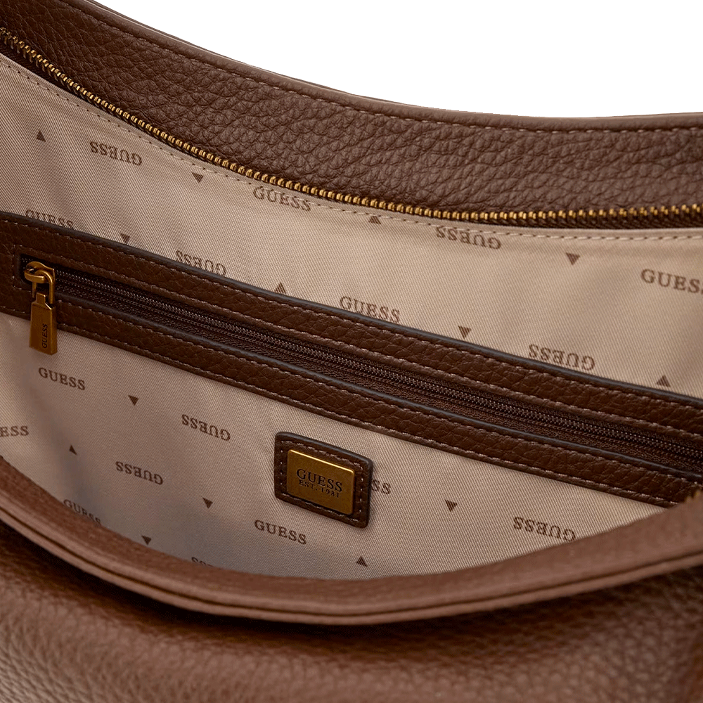 Borsa Donna a Spalla GUESS Linea Camden colore Espresso