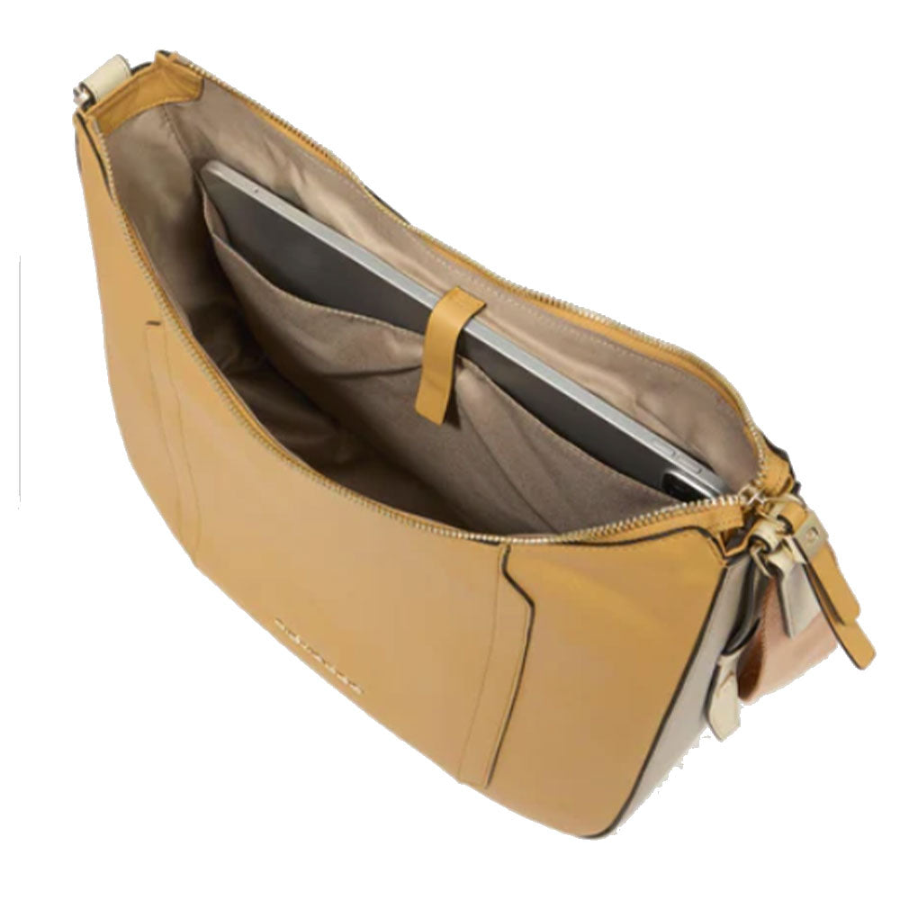 Borsa Donna PIQUADRO linea Circle in Pelle Colore Giallo - Beige - BD6657W92