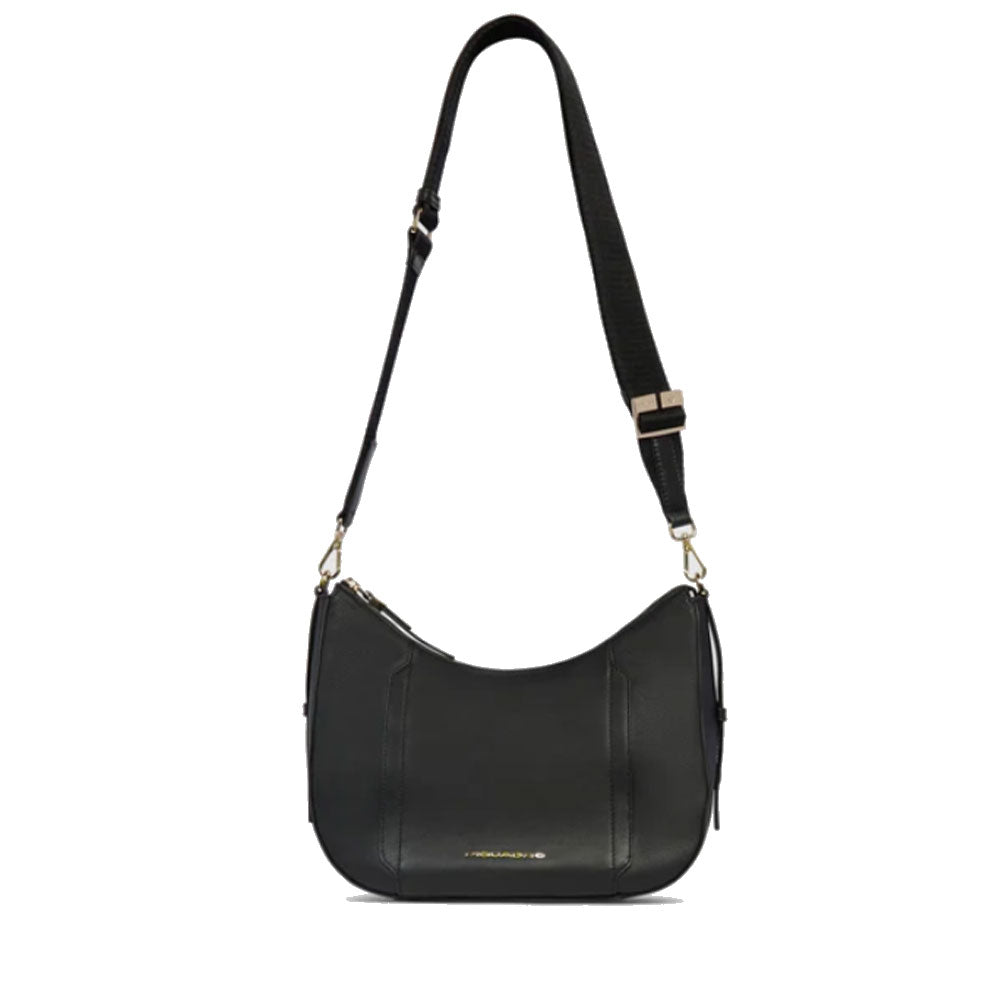 PIQUADRO Damentasche Circle Line aus schwarzem Leder - BD6657W92