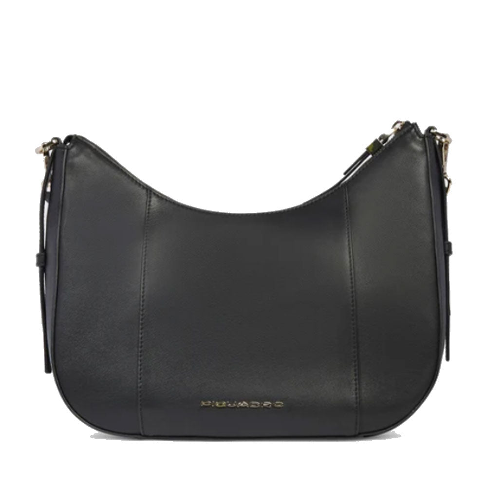 PIQUADRO Damentasche Circle Line aus schwarzem Leder - BD6657W92