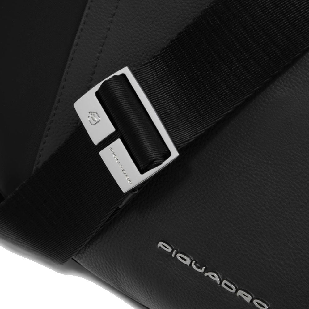 Borsa Donna PIQUADRO linea Circle in Tessuto e Pelle Colore Nero Misura Grande - BD6658W92T