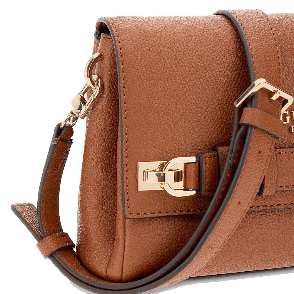 Borsa Donna a Tracolla GUESS Linea Gregoria colore Cognac