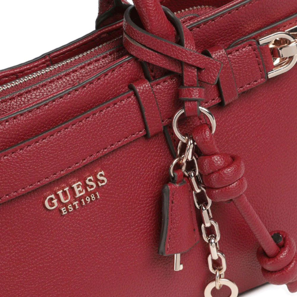 Borsa Donna a Mano a Bauletto GUESS Linea Gregoria colore Rosso