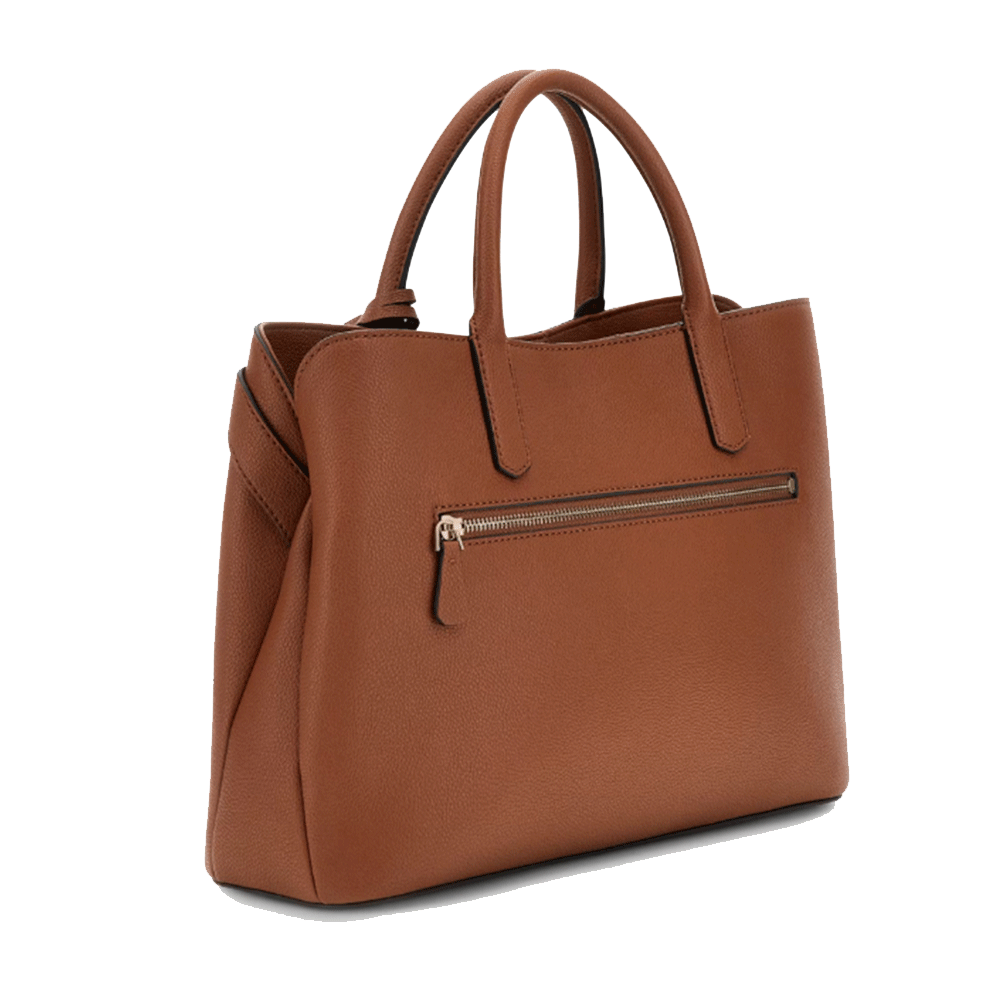 Borsa Donna a Mano GUESS Linea Gregoria colore Cognac Misura Grande