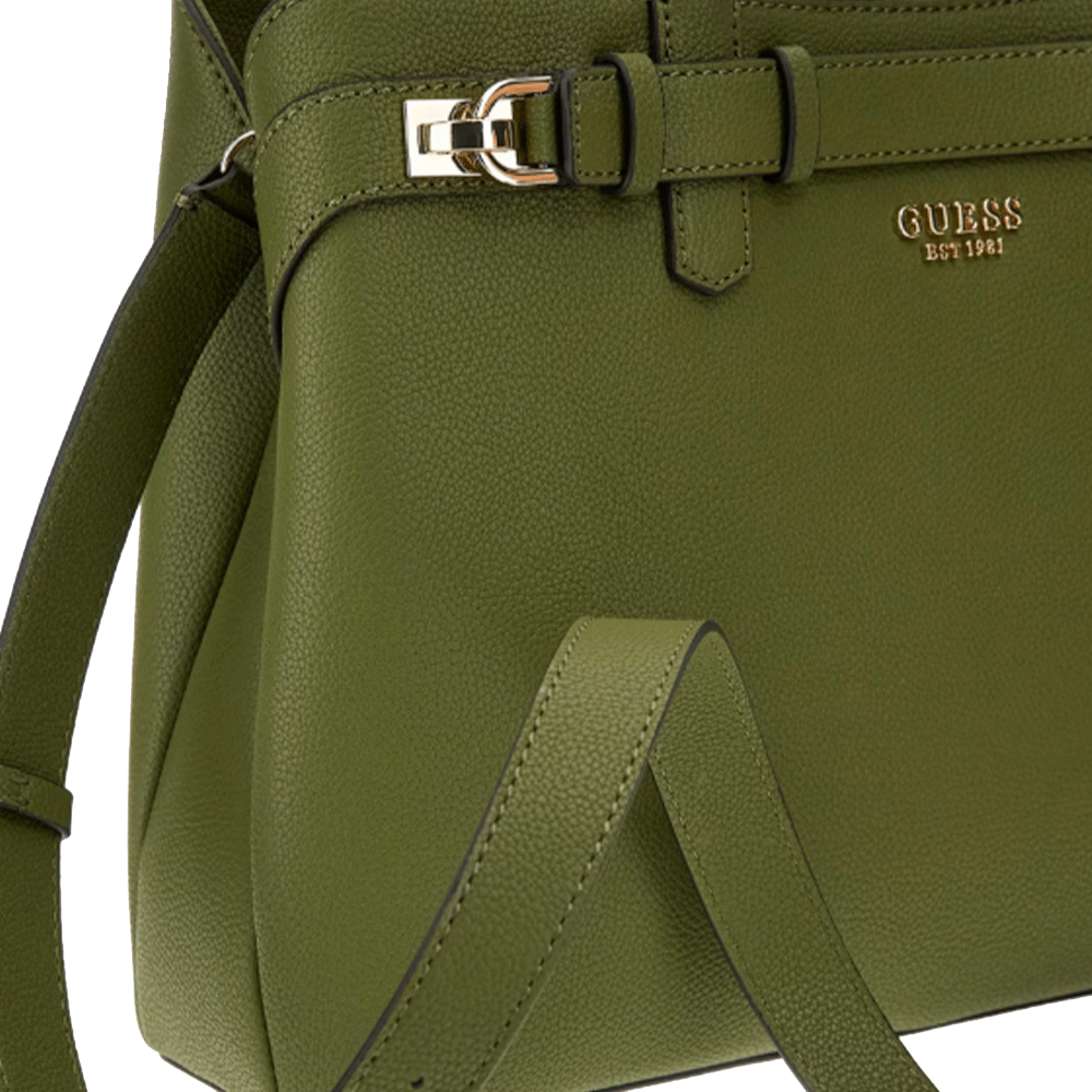 Borsa Donna a Mano GUESS Linea Gregoria colore Olive Misura Grande