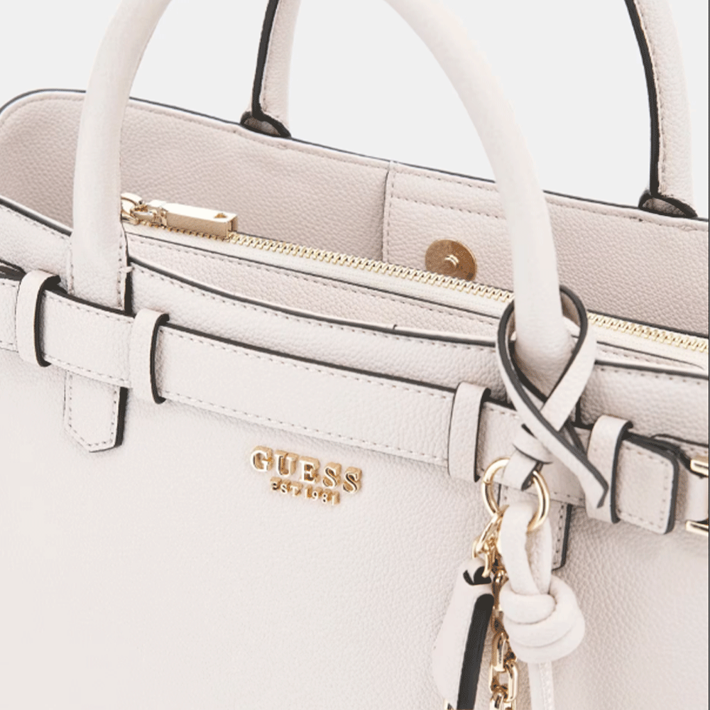 Borsa Donna a Mano GUESS Linea Gregoria colore Stone Misura Grande