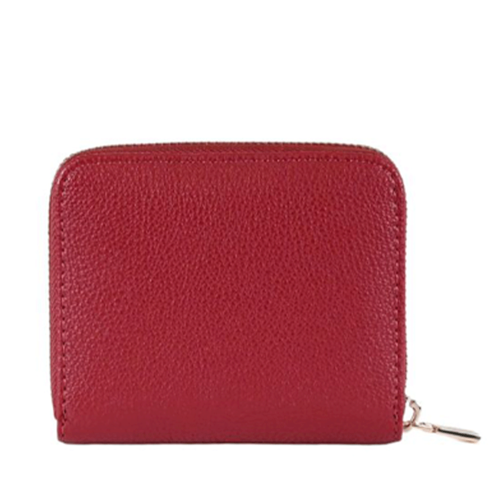 Portafoglio Piccolo GUESS Chiuso con Zip Linea Gregoria Colore Rosso