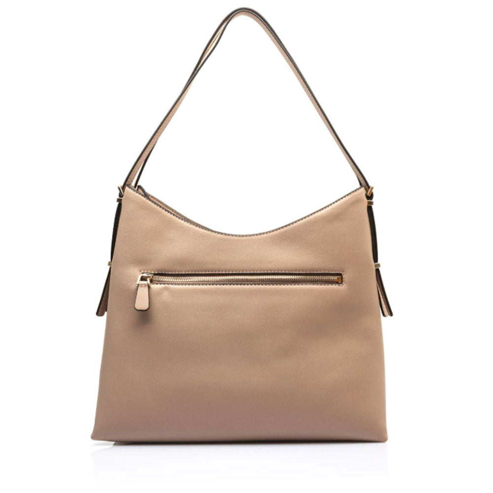 Borsa Donna Hobo a Spalla GUESS Linea Lefia colore Simply Taupe