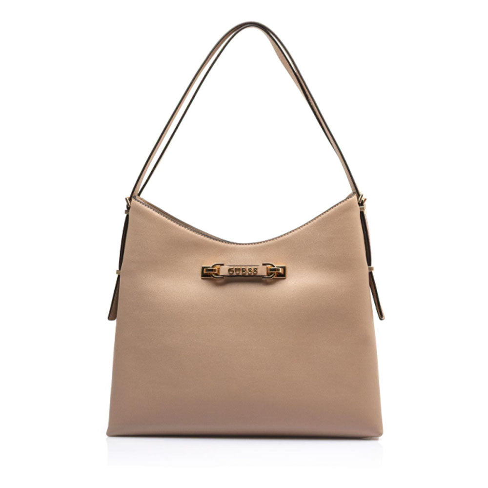 GUESS Lefia Linie
Damen Hobo Umhängetasche in der Farbe Simply Taupe