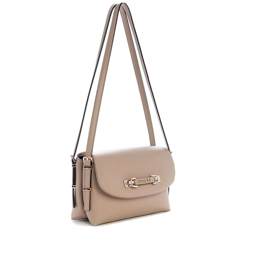 Borsa Donna a Spalla GUESS Linea Lefia colore Simply Taupe