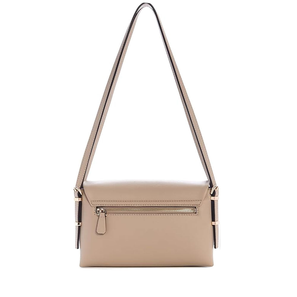 Borsa Donna a Spalla GUESS Linea Lefia colore Simply Taupe