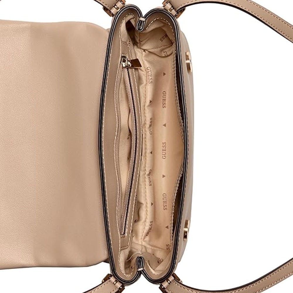 Borsa Donna a Spalla GUESS Linea Lefia colore Simply Taupe