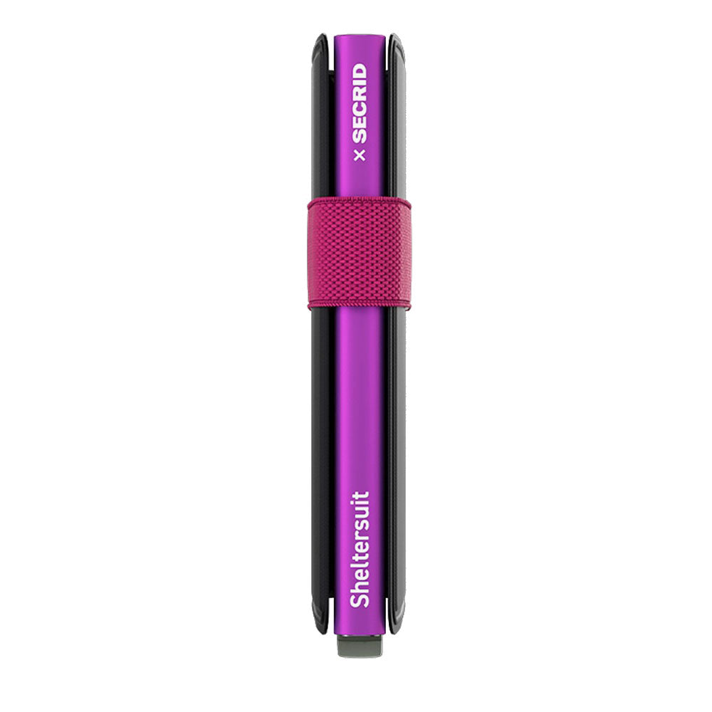Porta Carte SECRID linea TPU-Black-Fuchsia con RFID