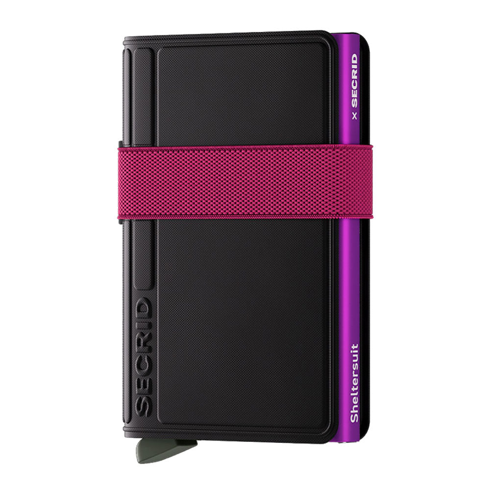 Porta Carte SECRID linea TPU-Black-Fuchsia con RFID