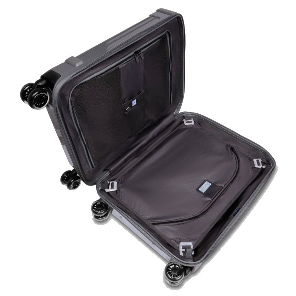 Trolley Cabina PIQUADRO Rigido con 4 Ruote Colore Grigio Linea Pop - BV4425POP