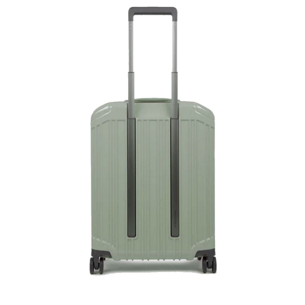Trolley Cabina PIQUADRO Rigido Ultra Slim con 4 Ruote Colore Verde Linea PQ-Light - BV4425PQL